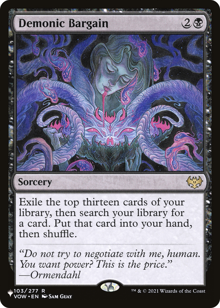 Demonic Bargain [The List] | L.A. Mood Comics and Games