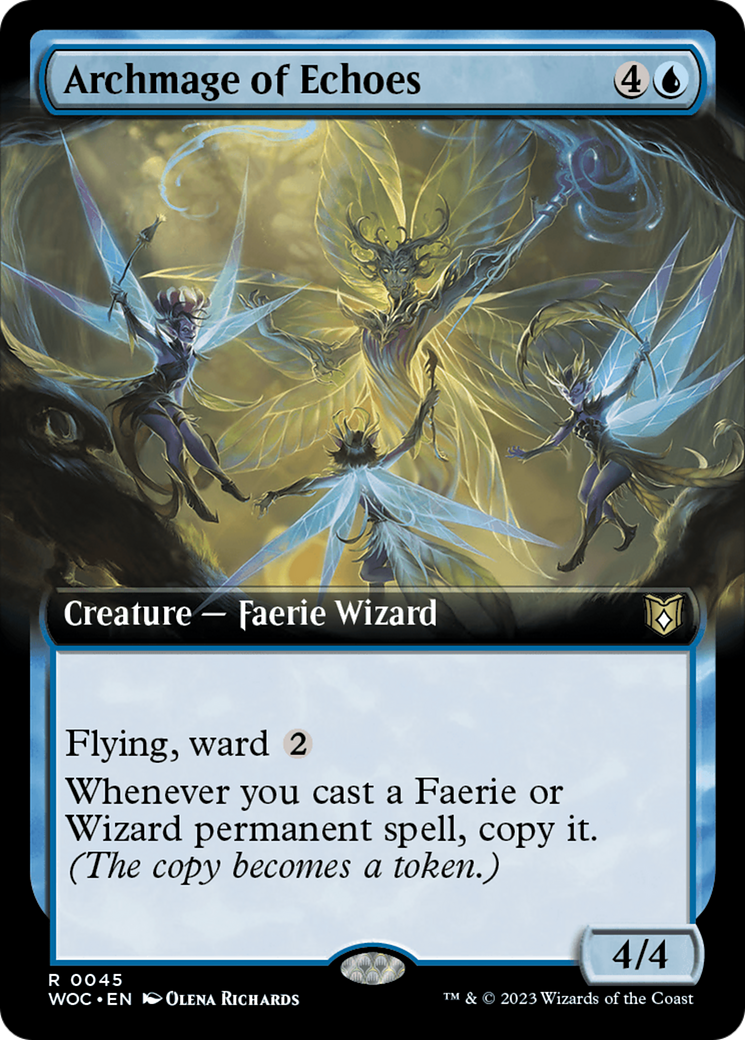 Archmage of Echoes (Extended Art) [Wilds of Eldraine Commander] | L.A. Mood Comics and Games