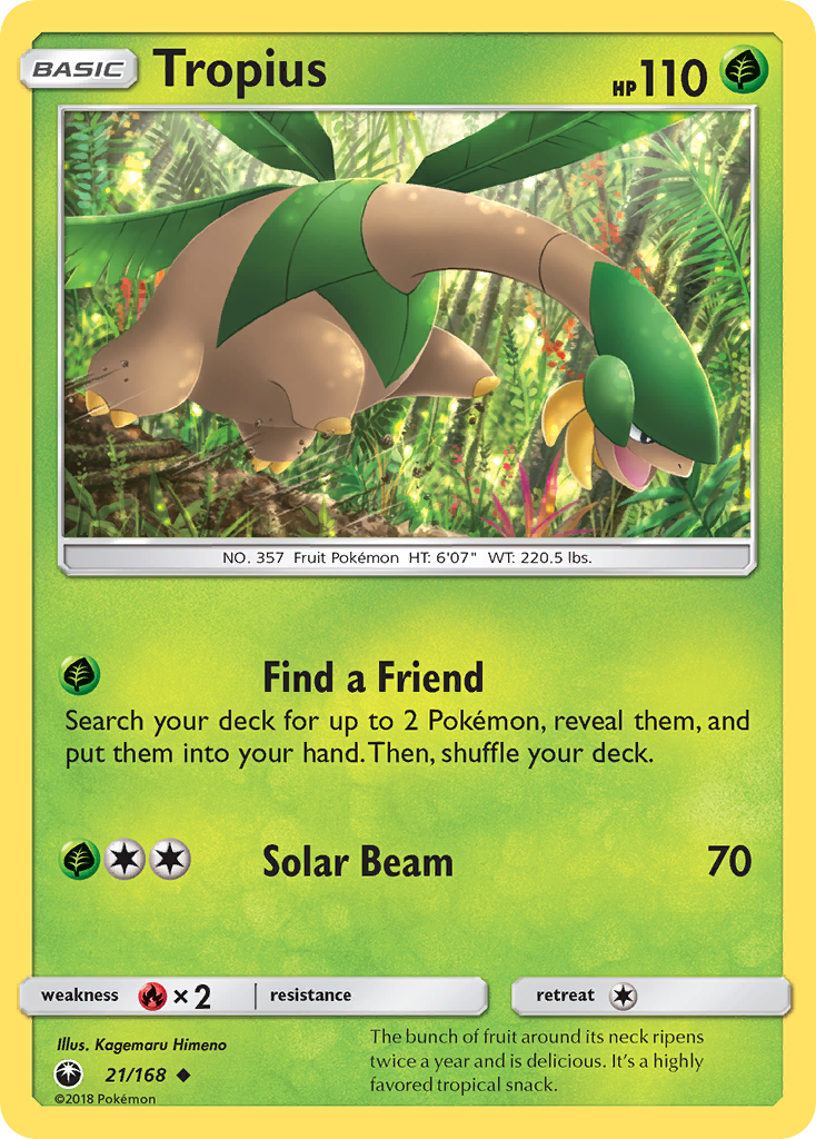 Tropius (21/168) [Sun & Moon: Celestial Storm] | L.A. Mood Comics and Games