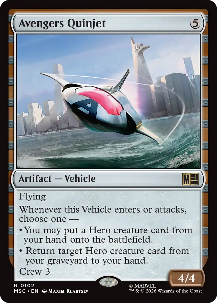 Avengers Quinjet [Marvel Super Heroes Commander] | L.A. Mood Comics and Games