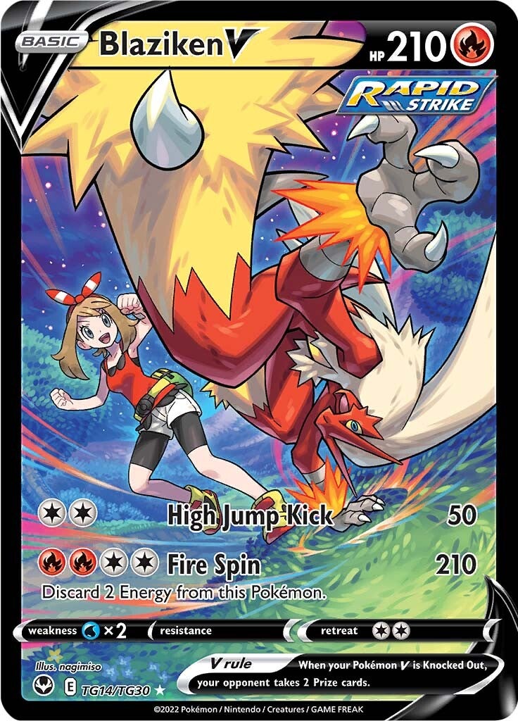 Blaziken V (TG14/TG30) [Sword & Shield: Silver Tempest] | L.A. Mood Comics and Games