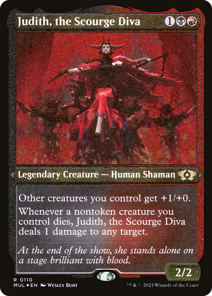 Judith, the Scourge Diva (Foil Etched) [Multiverse Legends] | L.A. Mood Comics and Games