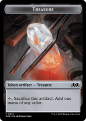 Treasure // Food (0012) Double-Sided Token [Wilds of Eldraine Tokens] | L.A. Mood Comics and Games
