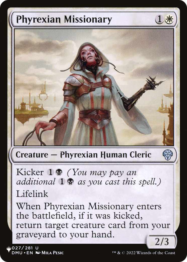 Phyrexian Missionary [The List Reprints] | L.A. Mood Comics and Games