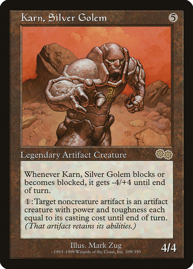 Karn, Silver Golem [Urza's Saga] | L.A. Mood Comics and Games