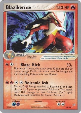 Blaziken ex (89/95) (Blaziken Tech - Chris Fulop) [World Championships 2004] | L.A. Mood Comics and Games