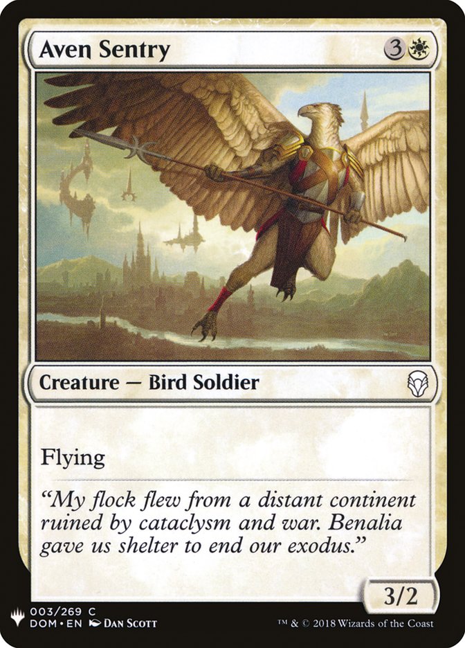 Aven Sentry [Mystery Booster] | L.A. Mood Comics and Games
