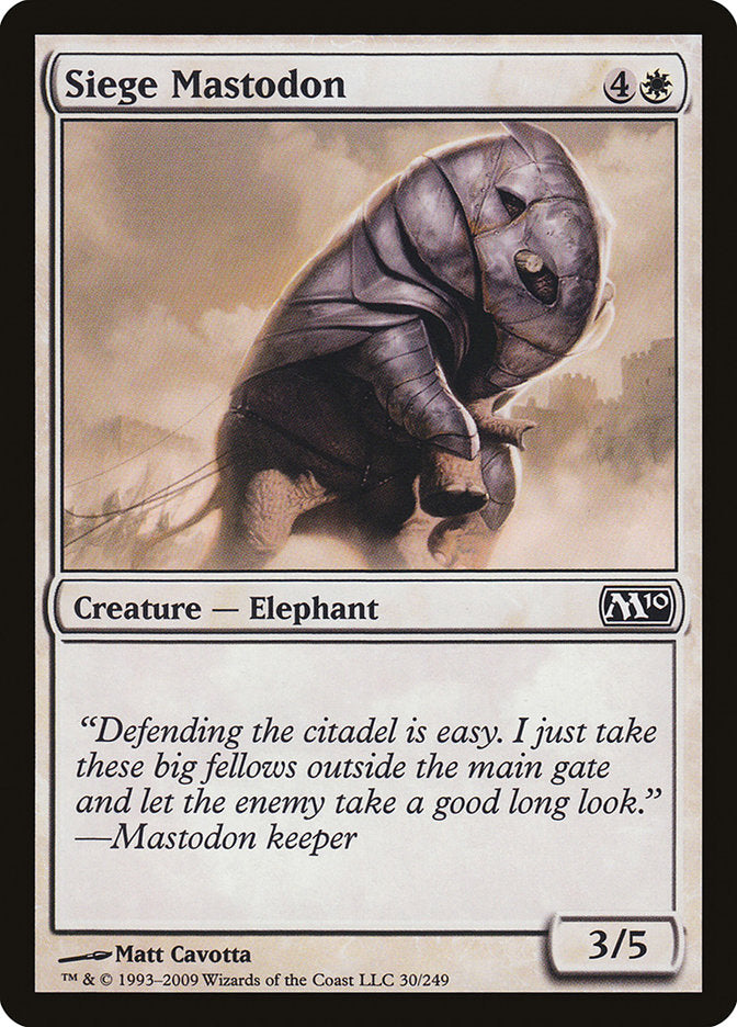 Siege Mastodon [Magic 2010] | L.A. Mood Comics and Games
