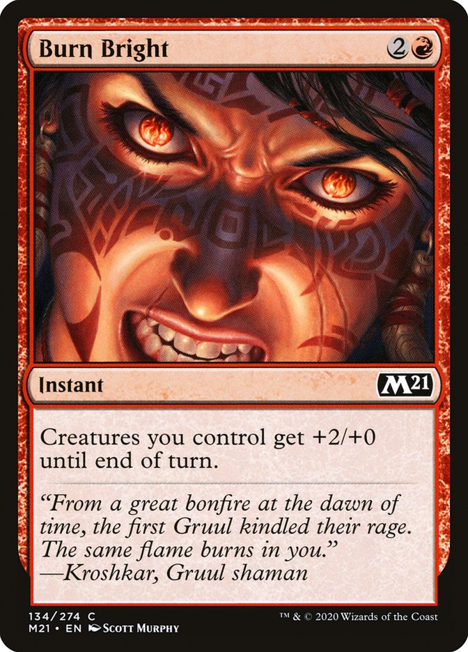 Burn Bright [Core Set 2021] | L.A. Mood Comics and Games