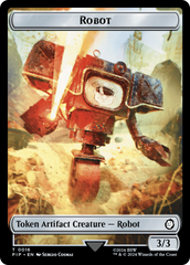 Radiation // Robot Double-Sided Token [Fallout Tokens] | L.A. Mood Comics and Games
