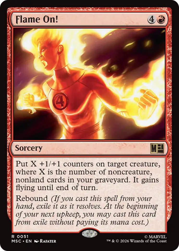 Flame On! (Surge Foil) [Marvel Super Heroes Commander] | L.A. Mood Comics and Games