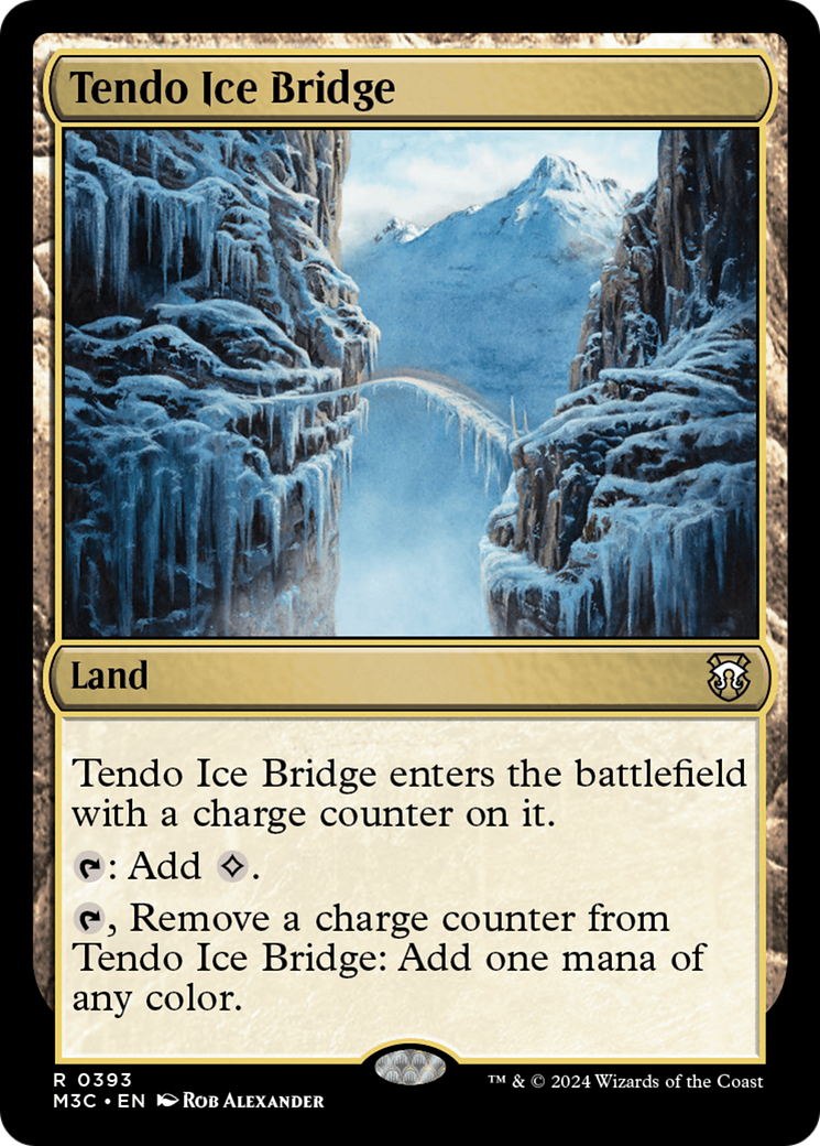 Tendo Ice Bridge (Ripple Foil) [Modern Horizons 3 Commander] | L.A. Mood Comics and Games