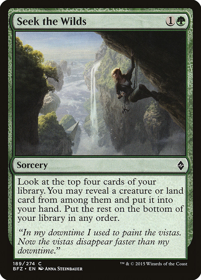 Seek the Wilds [Battle for Zendikar] | L.A. Mood Comics and Games