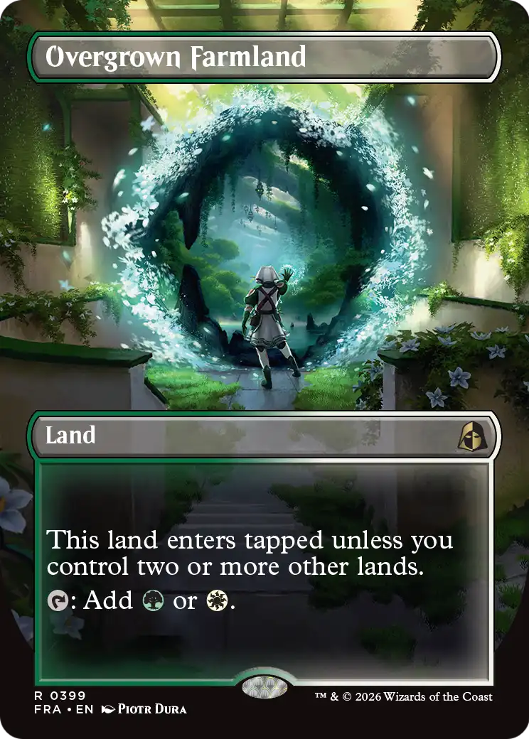 Overgrown Farmland (Borderless) [Reality Fracture] | L.A. Mood Comics and Games