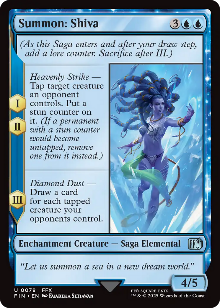 Summon: Shiva [FINAL FANTASY] | L.A. Mood Comics and Games