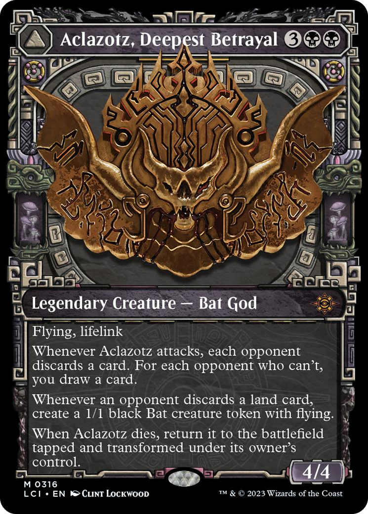 Aclazotz, Deepest Betrayal // Temple of the Dead (Showcase) [The Lost Caverns of Ixalan] | L.A. Mood Comics and Games