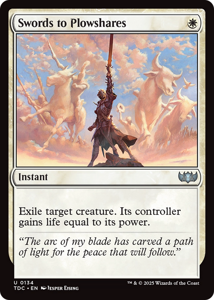 Swords to Plowshares [Tarkir: Dragonstorm Commander] | L.A. Mood Comics and Games