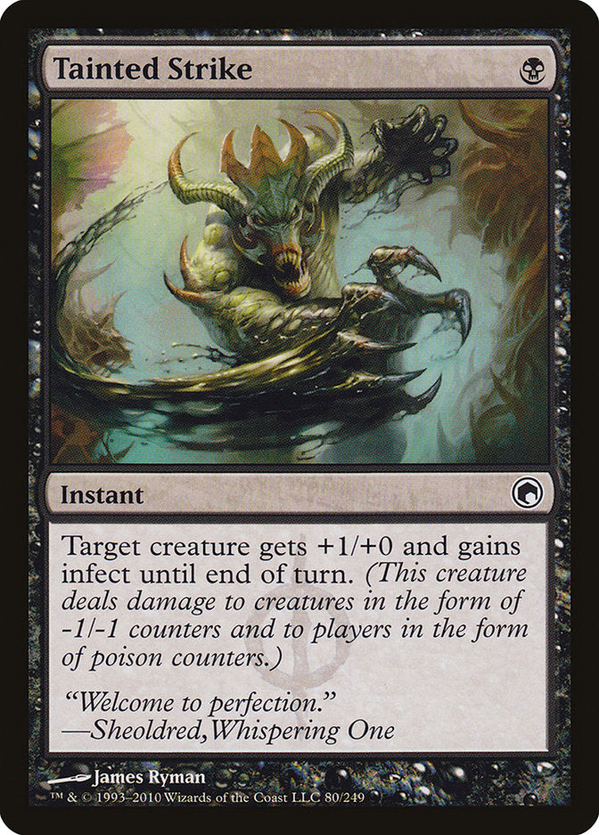 Tainted Strike [Scars of Mirrodin] | L.A. Mood Comics and Games