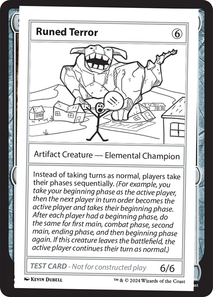 Runed Terror [Mystery Booster 2 Playtest Cards] | L.A. Mood Comics and Games