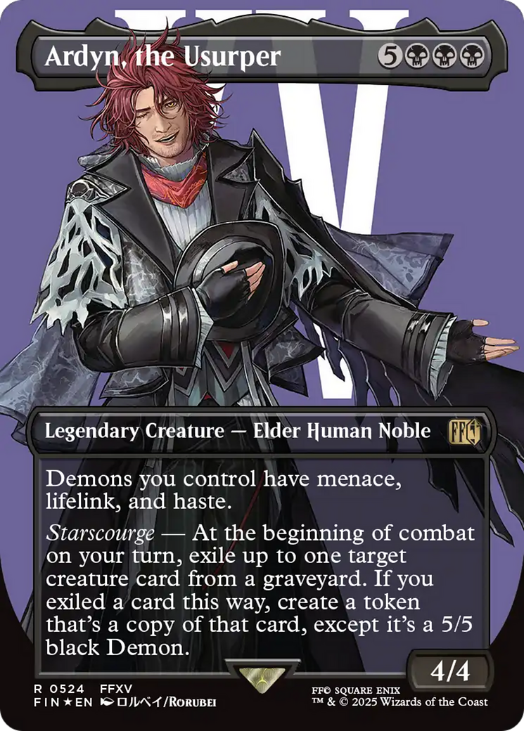 Ardyn, the Usurper (Borderless) (Surge Foil) [FINAL FANTASY] | L.A. Mood Comics and Games
