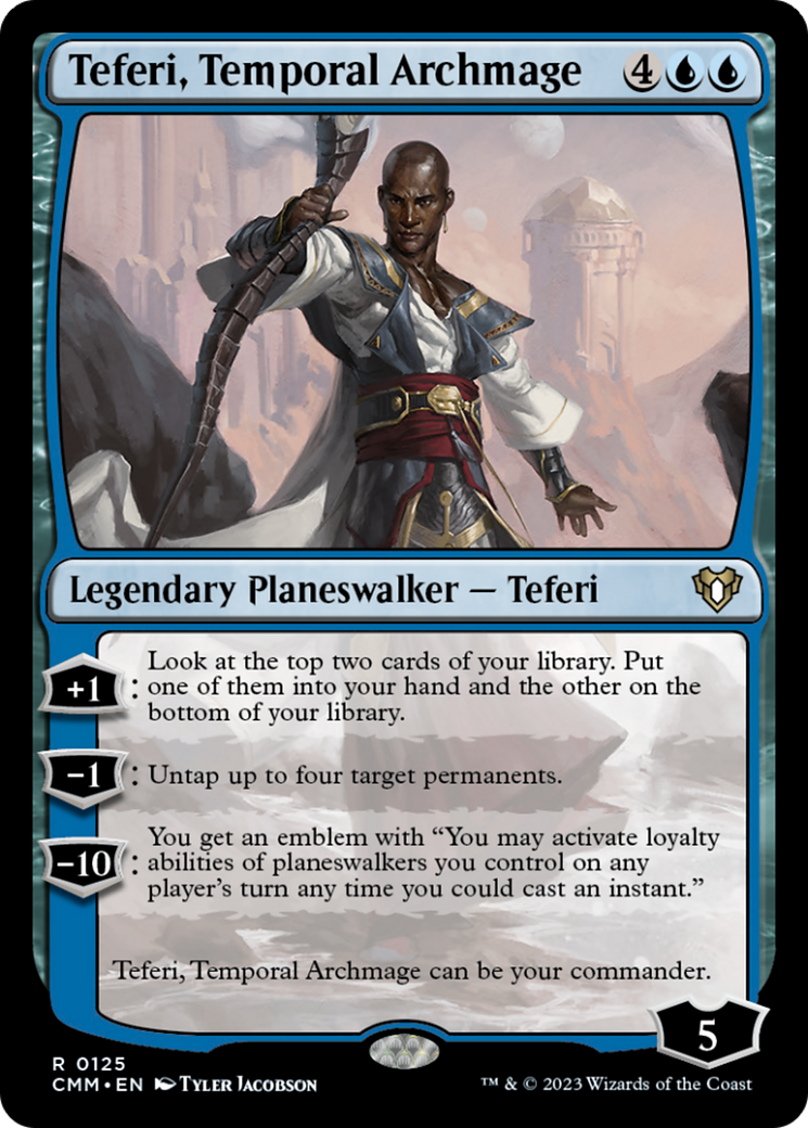 Teferi, Temporal Archmage [Commander Masters] | L.A. Mood Comics and Games
