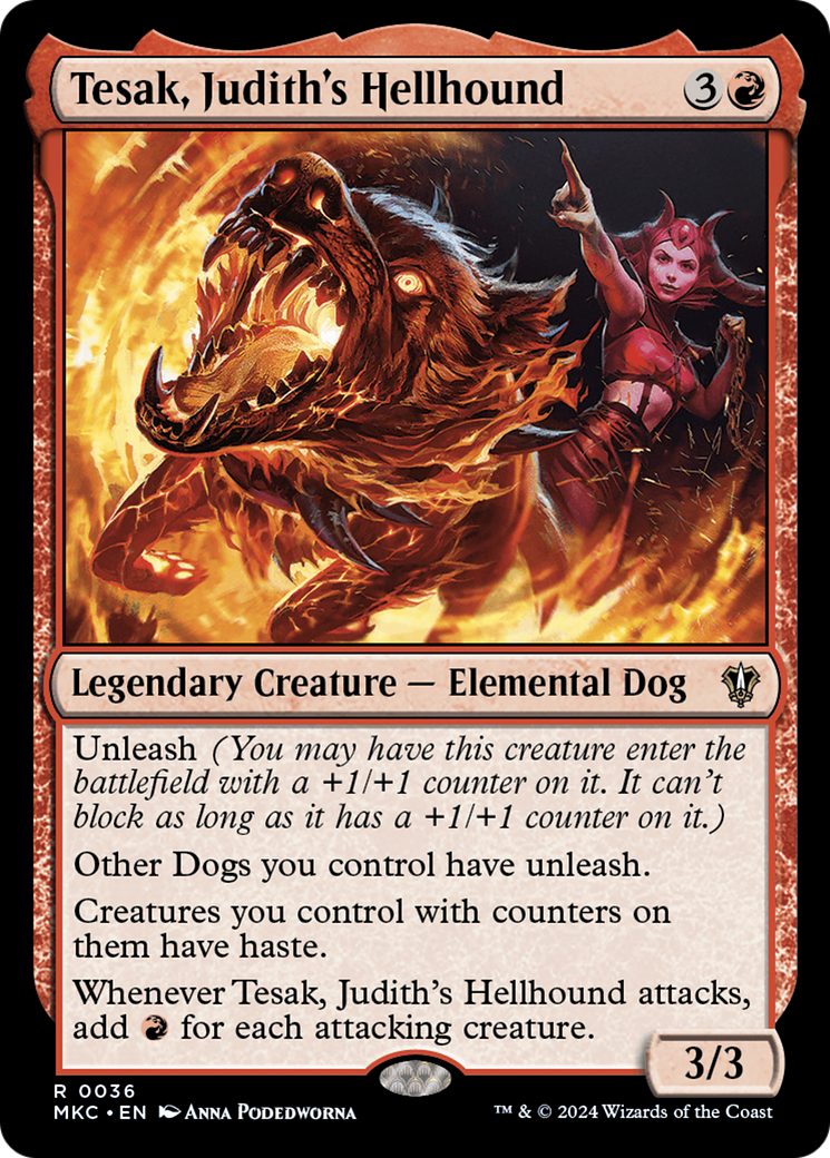 Tesak, Judith's Hellhound [Murders at Karlov Manor Commander] | L.A. Mood Comics and Games