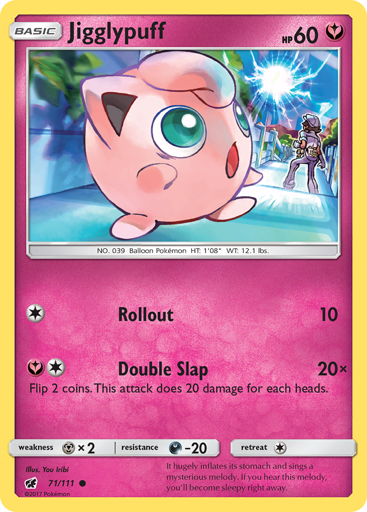 Jigglypuff (71/111) [Sun & Moon: Crimson Invasion] | L.A. Mood Comics and Games