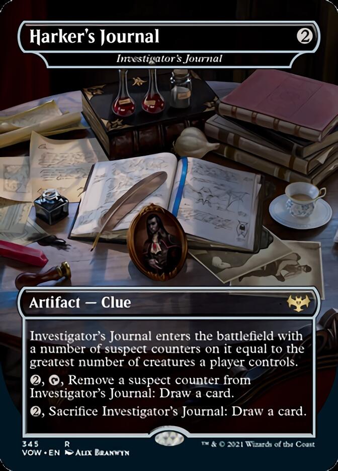 Investigator's Journal - Harker's Journal [Innistrad: Crimson Vow] | L.A. Mood Comics and Games