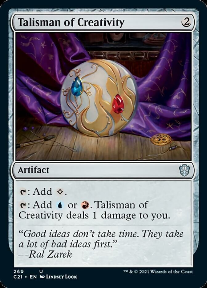 Talisman of Creativity [Commander 2021] | L.A. Mood Comics and Games