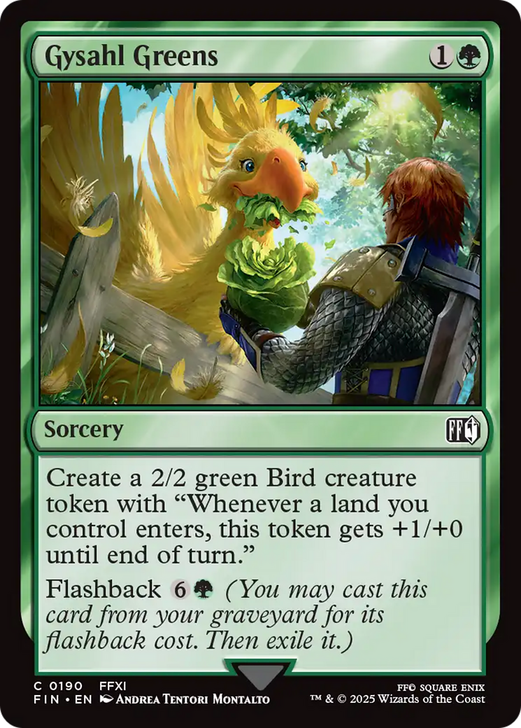 Gysahl Greens [FINAL FANTASY] | L.A. Mood Comics and Games
