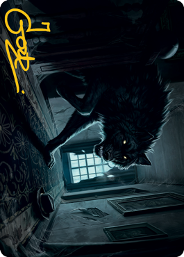 Primal Adversary Art Card (Gold-Stamped Signature) [Innistrad: Midnight Hunt Art Series] | L.A. Mood Comics and Games