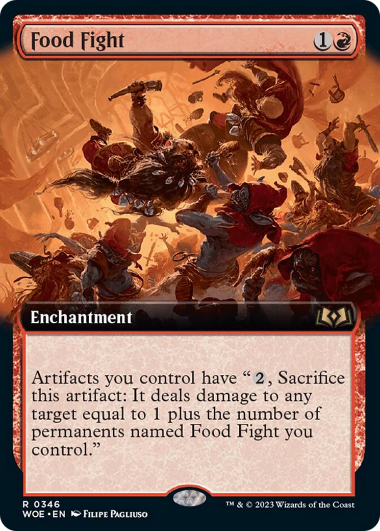 Food Fight (Extended Art) [Wilds of Eldraine] | L.A. Mood Comics and Games