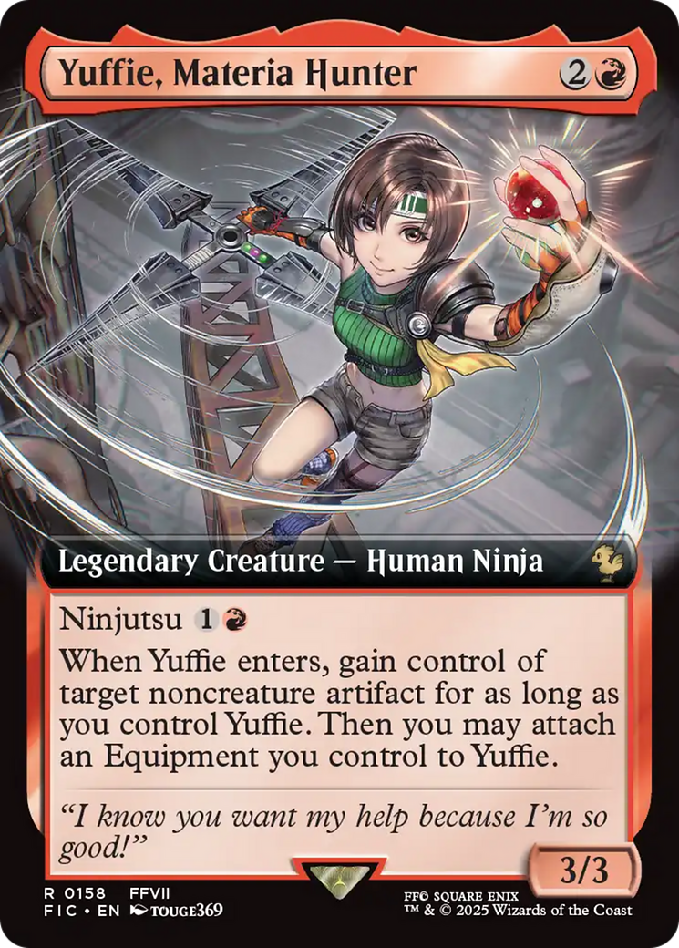 Yuffie, Materia Hunter (Extended Art) [FINAL FANTASY Commander] | L.A. Mood Comics and Games