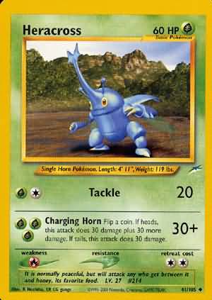 Heracross (41/105) [Neo Destiny Unlimited] | L.A. Mood Comics and Games