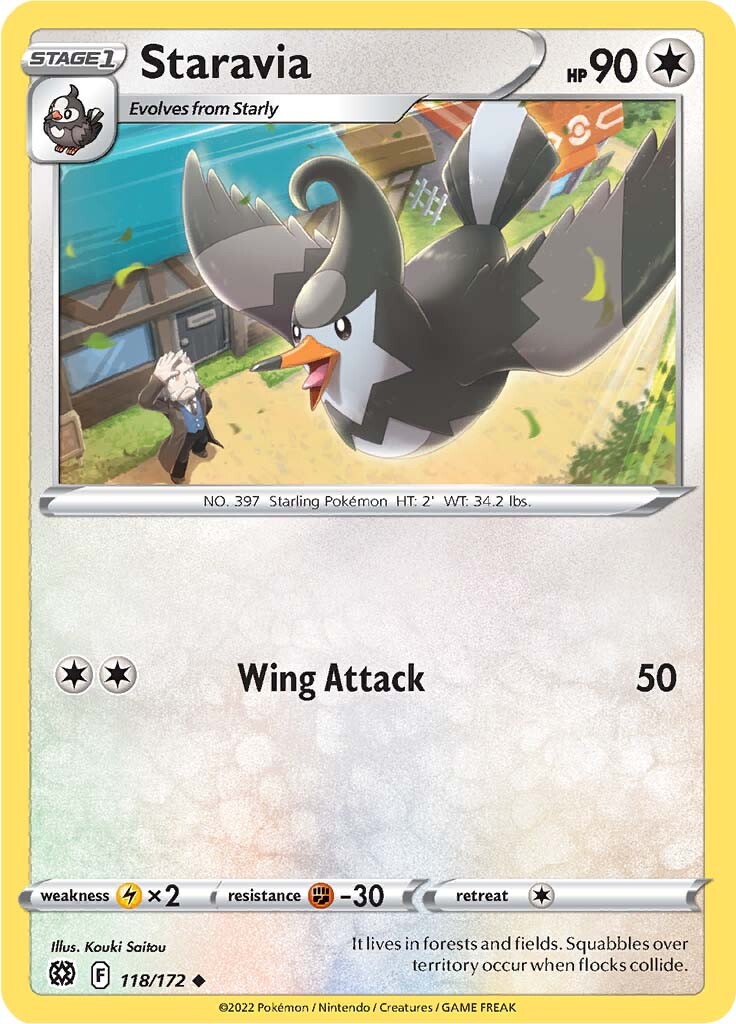 Staravia (118/172) [Sword & Shield: Brilliant Stars] | L.A. Mood Comics and Games