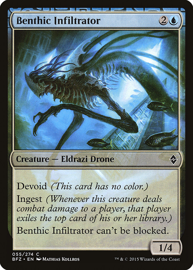 Benthic Infiltrator [Battle for Zendikar] | L.A. Mood Comics and Games