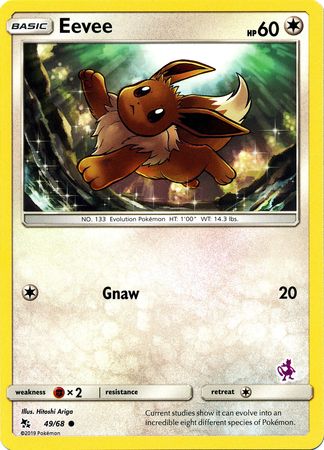 Eevee (49/68) (Mewtwo Deck) [Battle Academy 2020] | L.A. Mood Comics and Games