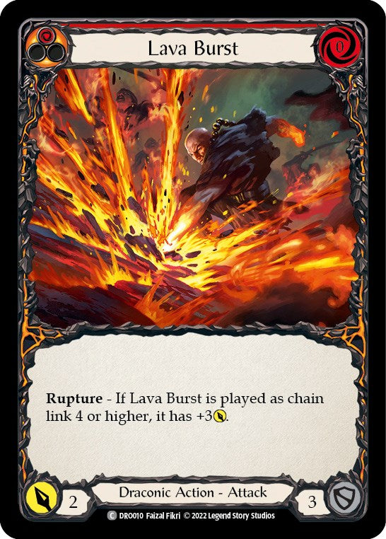 Lava Burst [DRO010] (Uprising Dromai Blitz Deck) | L.A. Mood Comics and Games