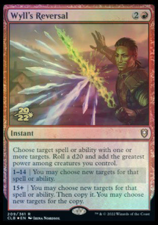 Wyll's Reversal [Commander Legends: Battle for Baldur's Gate Prerelease Promos] | L.A. Mood Comics and Games