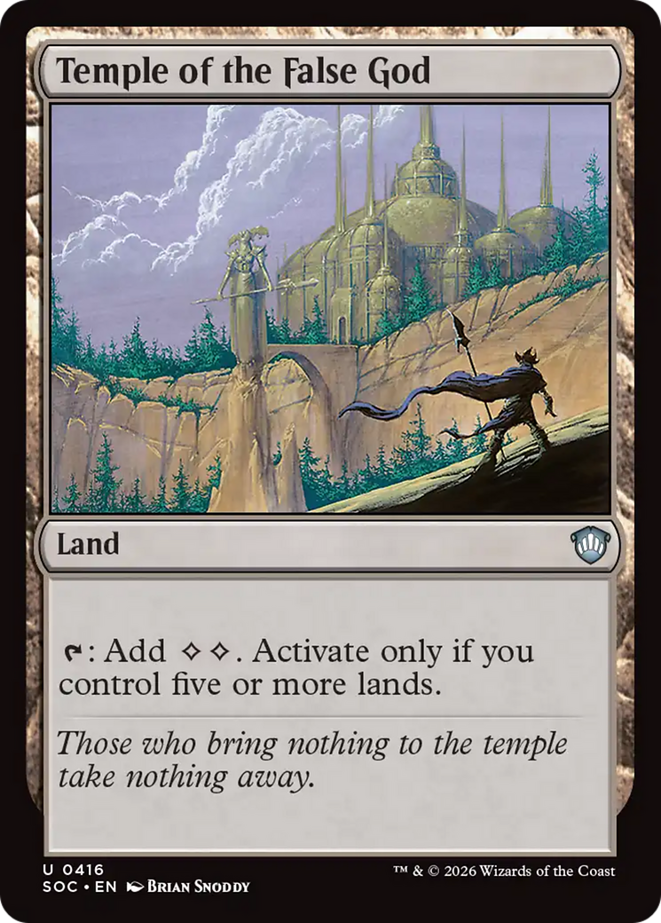 Temple of the False God [Secrets of Strixhaven Commander] | L.A. Mood Comics and Games