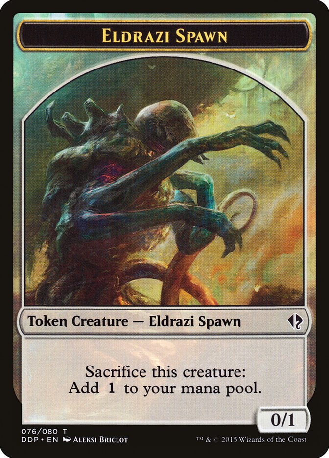 Eldrazi Spawn Token (076/080) [Duel Decks: Zendikar vs. Eldrazi] | L.A. Mood Comics and Games