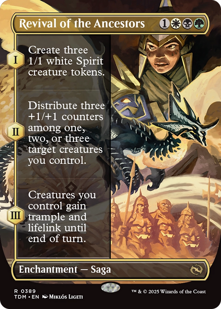Revival of the Ancestors (Borderless) [Tarkir: Dragonstorm] | L.A. Mood Comics and Games