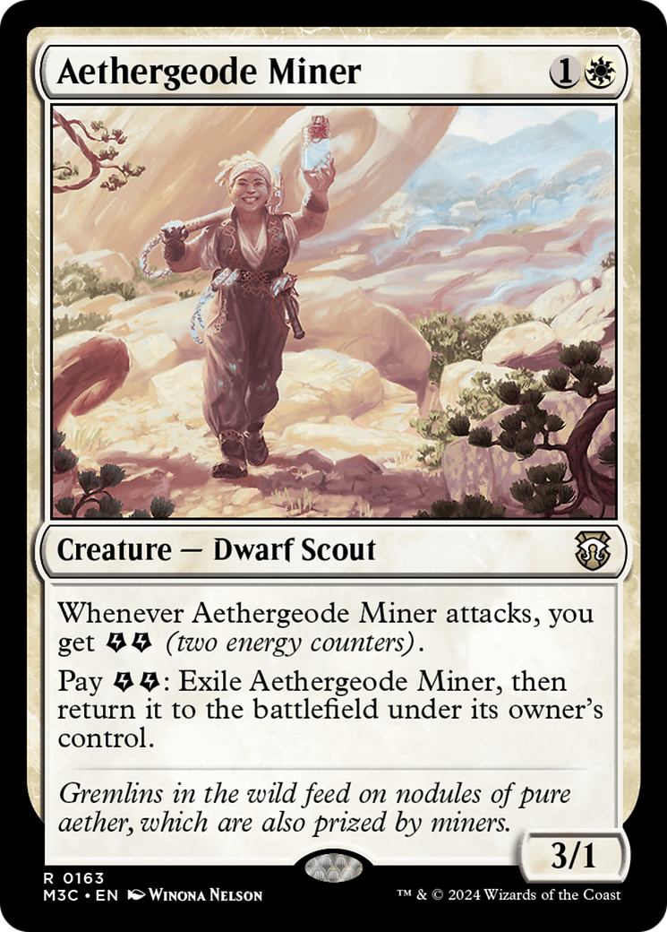 Aethergeode Miner [Modern Horizons 3 Commander] | L.A. Mood Comics and Games