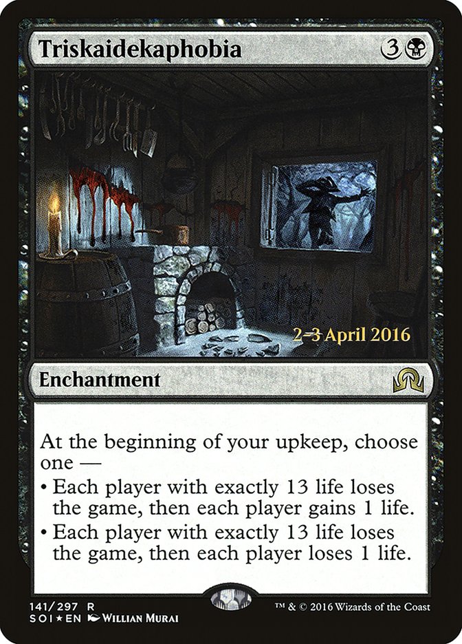 Triskaidekaphobia [Shadows over Innistrad Prerelease Promos] | L.A. Mood Comics and Games