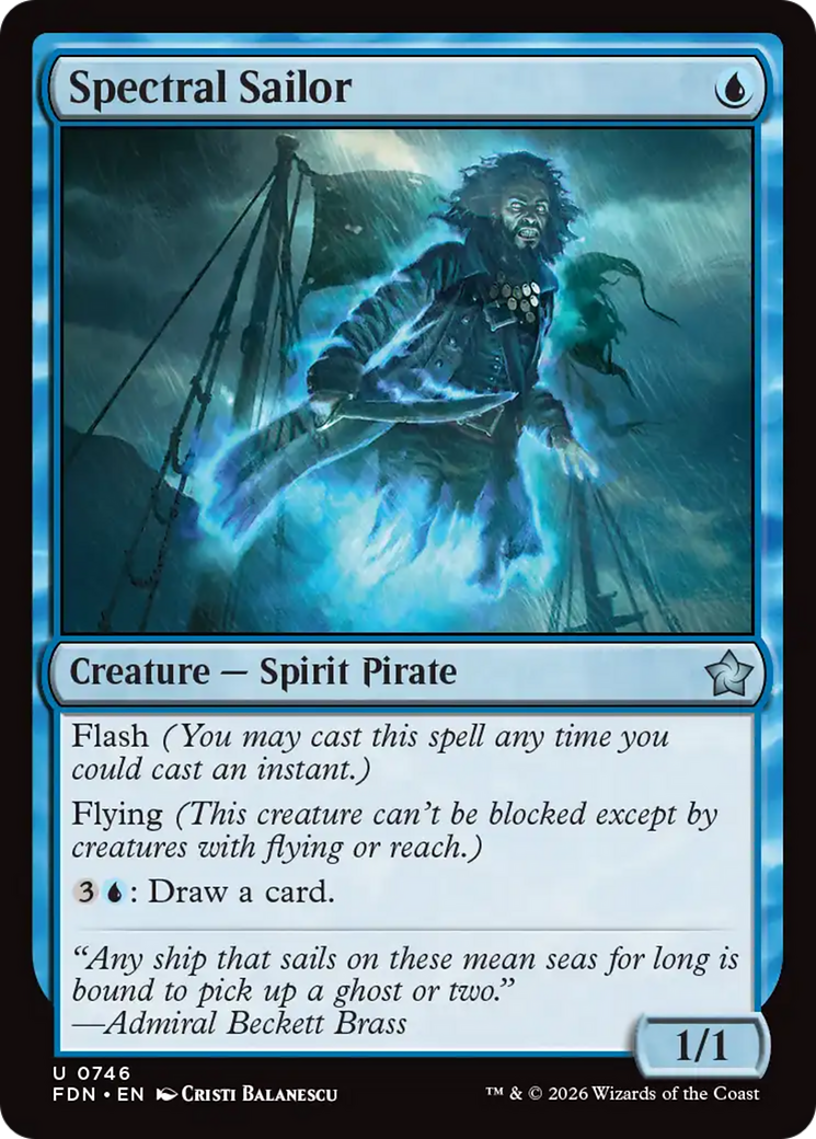 Spectral Sailor (0746) [Foundations] | L.A. Mood Comics and Games