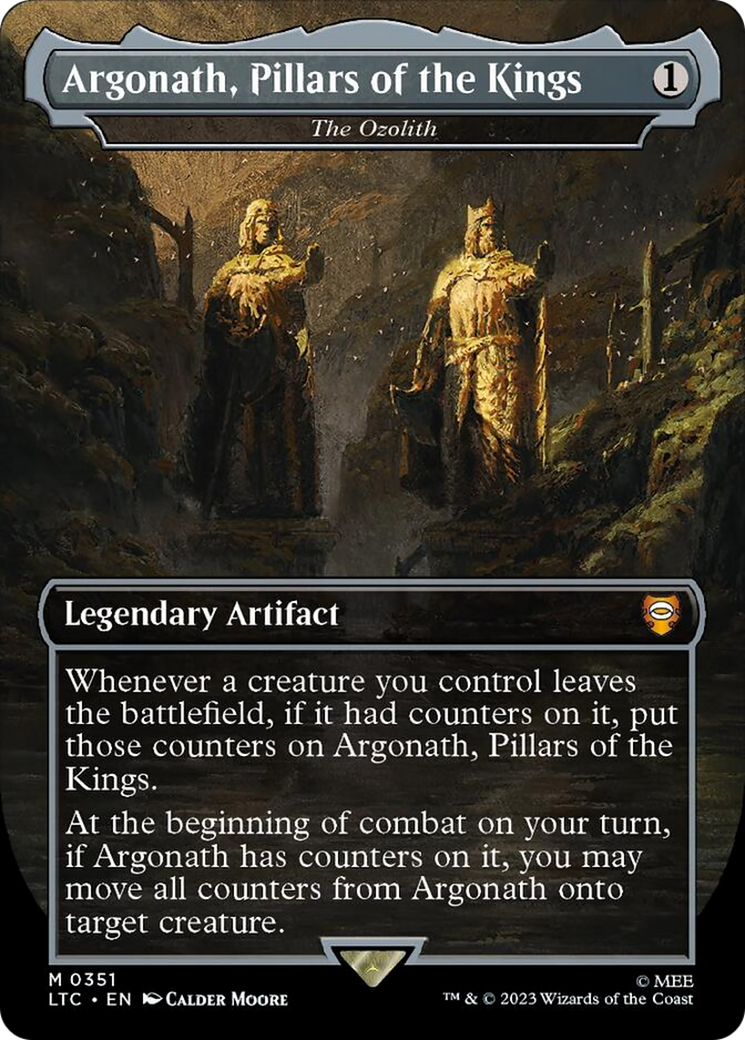 Argonath, Pillars of the Kings - The Ozolith (Surge Foil) [The Lord of the Rings: Tales of Middle-Earth Commander] | L.A. Mood Comics and Games