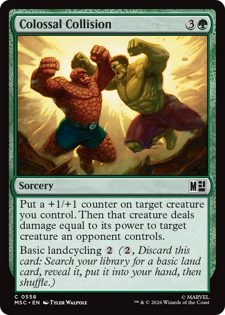 Colossal Collision [Marvel Super Heroes Commander] | L.A. Mood Comics and Games
