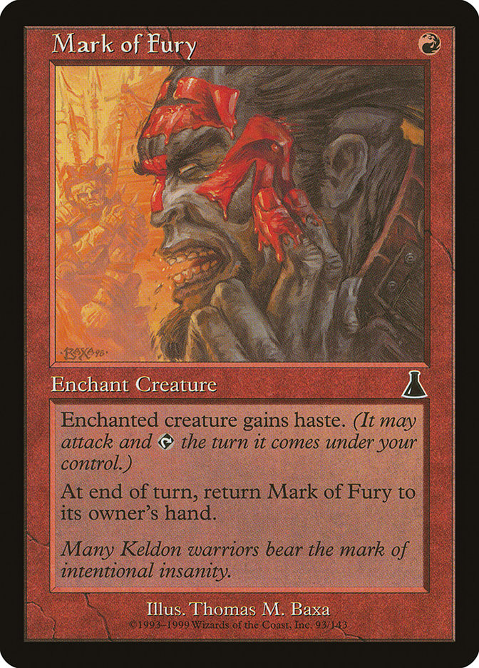 Mark of Fury [Urza's Destiny] | L.A. Mood Comics and Games