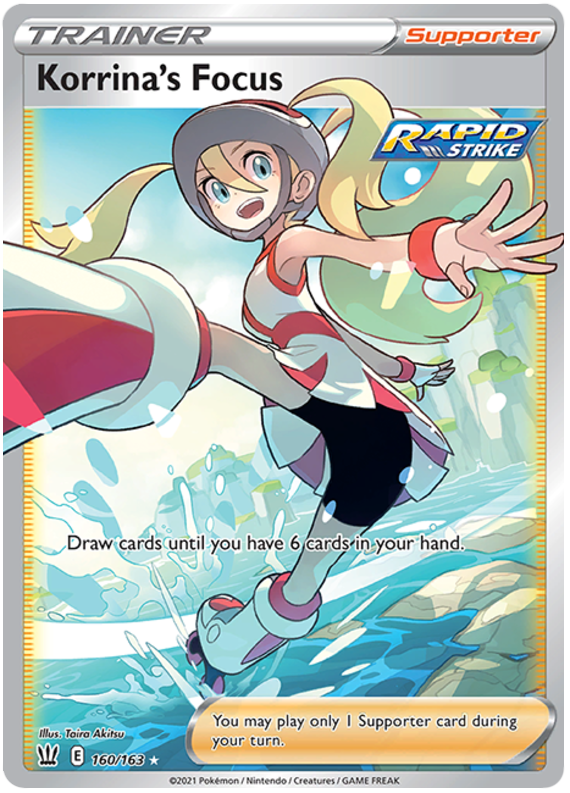 Korrina's Focus (160/163) [Sword & Shield: Battle Styles] | L.A. Mood Comics and Games