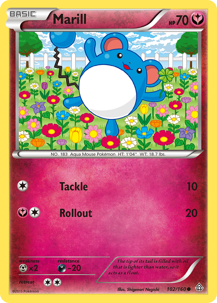 Marill (102/160) [XY: Primal Clash] | L.A. Mood Comics and Games